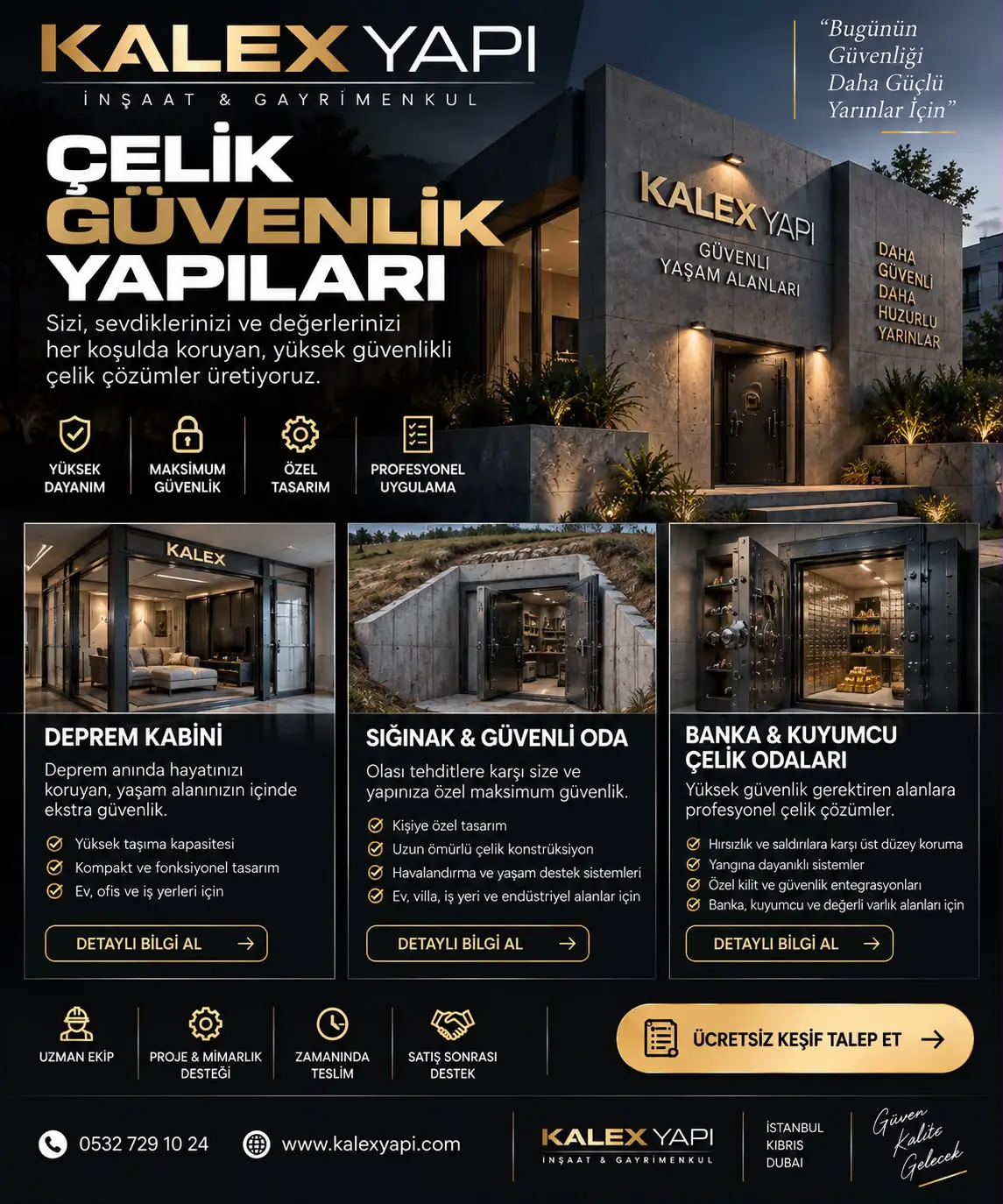 Çelik Güvenlik Yapıları